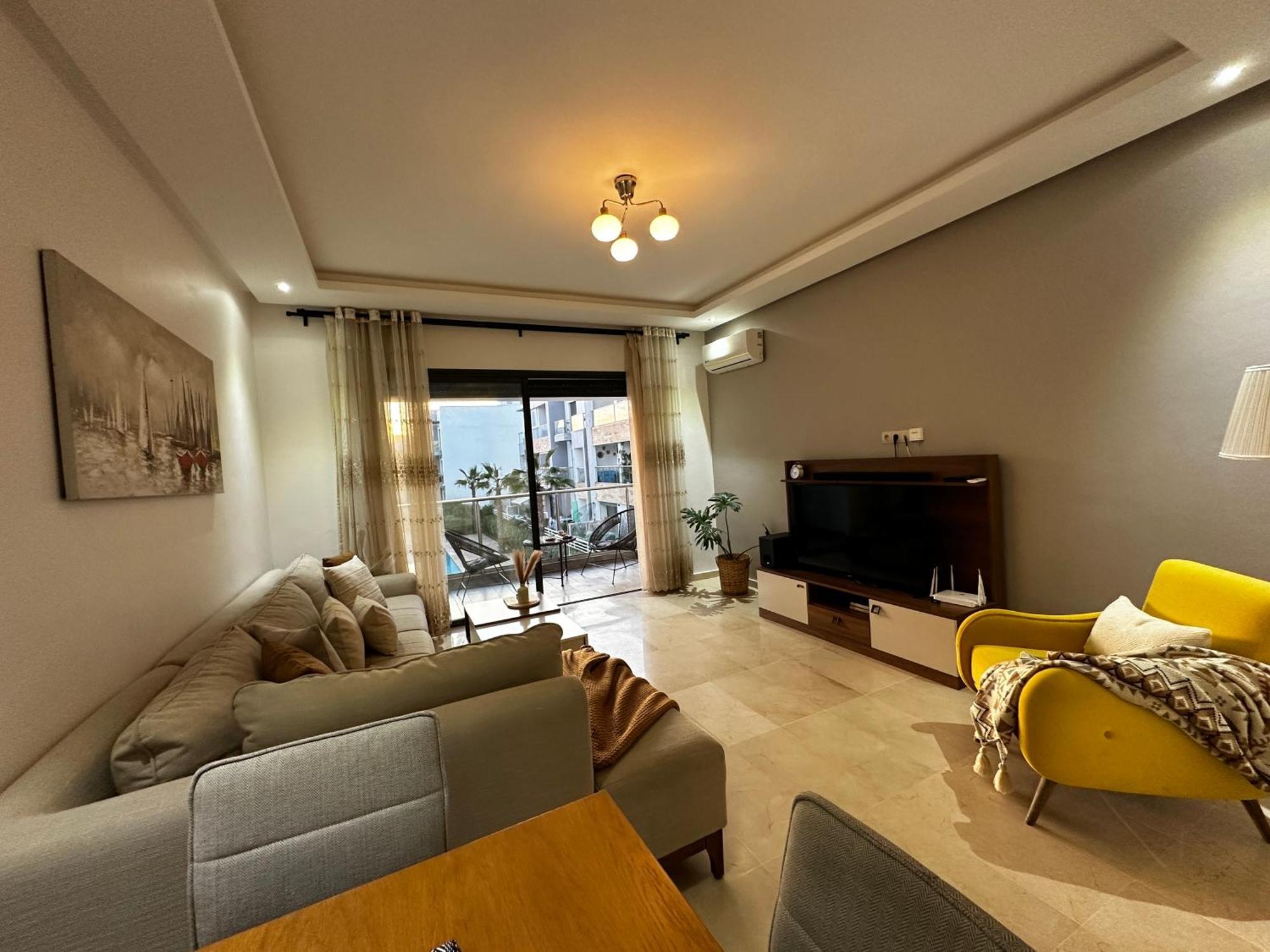 Ocean Palm Aρραrt Pοοl Vieω Lägenhet Casablanca Exteriör bild